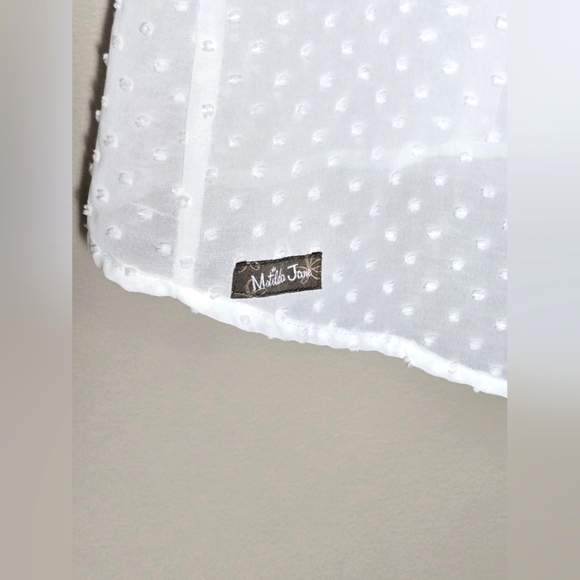 Women's Matilda Jane Sheer Swiss Dot Hi-Low Flowy Minimalist Chic, Medium - Picture 3 of 3